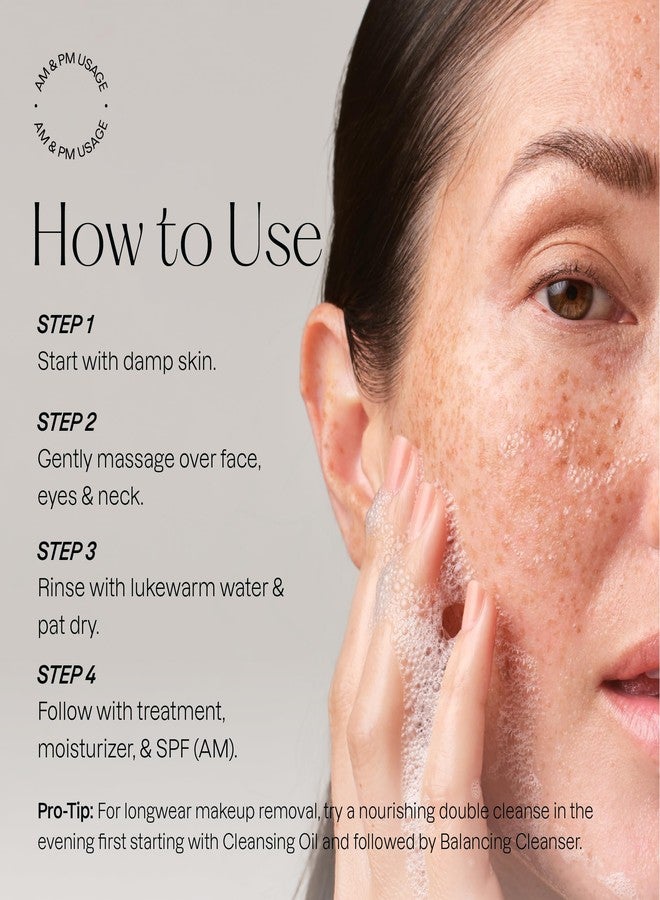 Karuna Balancing Facial Gel Cleanser | Gentle, Non-Stripping Daily Face Wash for All Skin Types | With Niacinamide, Hyaluronic Acid, and Snow Mushroom for Lightweight Hydration |150 ml - Image 5